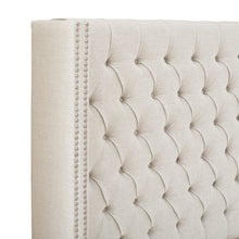 Load image into Gallery viewer, Queen Candice Upholstered Wingback Headboard MRM3709
