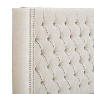 Queen Candice Upholstered Wingback Headboard MRM3709