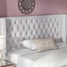 Load image into Gallery viewer, Candice Upholstered Wingback Headboard 2196AH
