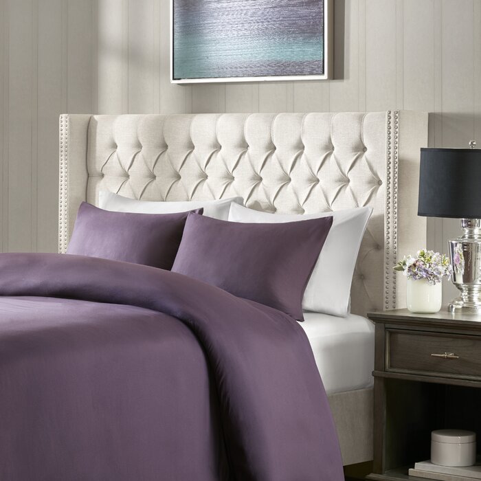 Queen Candice Upholstered Wingback Headboard (SB554)