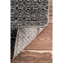 Load image into Gallery viewer, Canizales Power Loom Performance Dark Gray Rug 2 x 3
