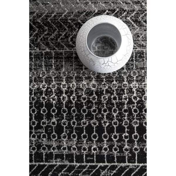 Canizales Power Loom Performance Dark Gray Rug 2 x 3