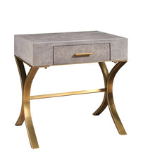 Load image into Gallery viewer, Canonbury Cross Legs End Table  with Storage 3252AH
