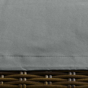 27.5" H x 73.5" W x 73.5" D Gray Canopy Daybed Patio Furniture Cover GL1725
