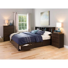 Load image into Gallery viewer, Esptresso Laminate Cansel 29&#39;&#39; Tall 3 - Drawer Nightstand
