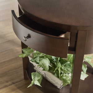 Canterbury 27'' Tall End Table with Storage