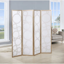 Load image into Gallery viewer, Cantero 70&#39;&#39; W x 70&#39;&#39; H 4 - Panel Solid Wood Folding Room Divider
