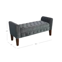 Load image into Gallery viewer, Caplan Upholstered Flip Top Storage Bench
