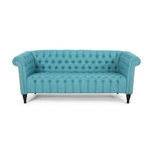 Load image into Gallery viewer, Capps Chesterfield Sofa Teal
