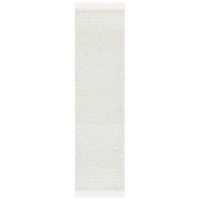 Load image into Gallery viewer, Capps Handmade Flatweave Wool Area Rug in Ivory 2&#39;3&quot; x 6
