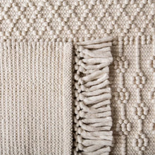 Load image into Gallery viewer, Capps Handmade Flatweave Wool Area Rug in Ivory 2&#39;3&quot; x 6
