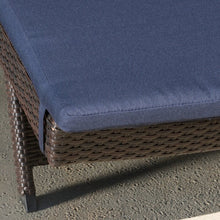 Load image into Gallery viewer, Navy Cara IndoorOutdoor Chaise Lounge Cushion - Set of 2 (SB139)
