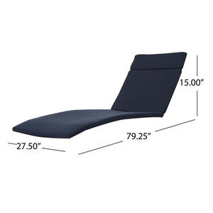 Cara IndoorOutdoor Chaise Lounge Cushion (Set of 2)