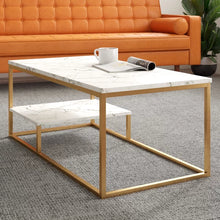 Load image into Gallery viewer, Carbone Frame Coffee Table with Storage
