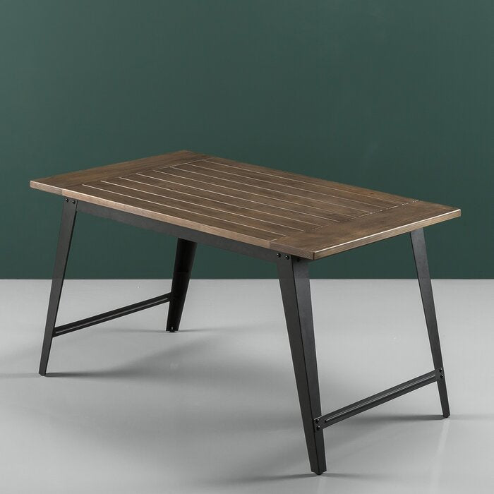 Metal and Wood Dining Table #9517