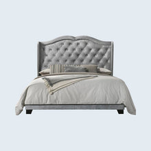 Load image into Gallery viewer, Carlie Tufted Upholstered Low Profile Standard Bed, queen
