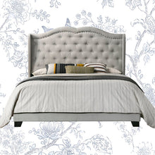 Load image into Gallery viewer, Carlie Tufted Upholstered Low Profile Standard Bed, queen
