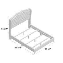 Load image into Gallery viewer, Carlie Tufted Upholstered Low Profile Standard Bed full

