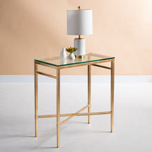 Load image into Gallery viewer, Carlin Glass Top End Table 4144RR
