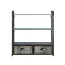 Load image into Gallery viewer, Gray metal Carlisle 25&quot; W x 30&quot; H Wall Mounted Cabinet 4810RR
