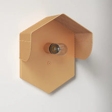 Load image into Gallery viewer, Carlton 1 - Light Plug-In Tan Flush Mounted Sconce
