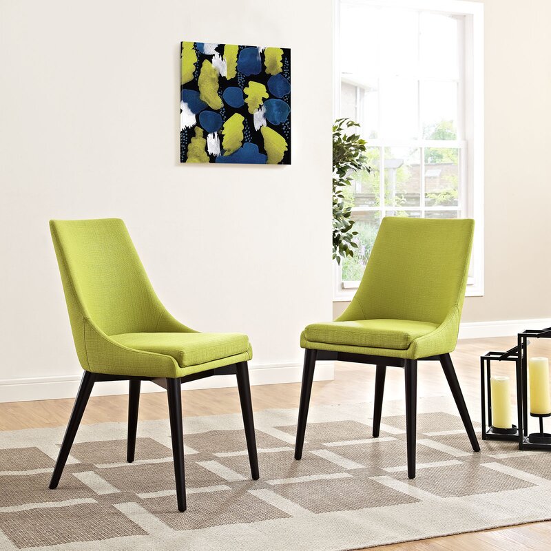 Carlton wood leg upholstered dining chair corrigan studio new arrivals