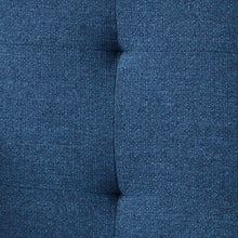 Load image into Gallery viewer, King/California King Navy Carlysle Upholstered Panel Headboard
