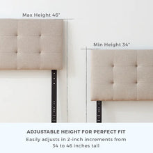 Load image into Gallery viewer, Carlysle Upholstered Panel Headboard king
