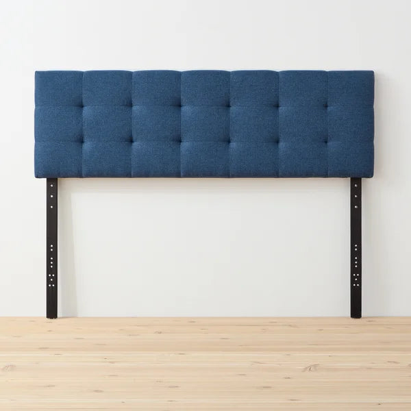 King/California King Navy Carlysle Upholstered Panel Headboard