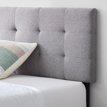 Load image into Gallery viewer, Full Stone Carlysle Upholstered Solid Wood Panel Headboard
