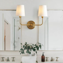 Load image into Gallery viewer, Carmack 2 - Light Brass Gold Armed Sconce
