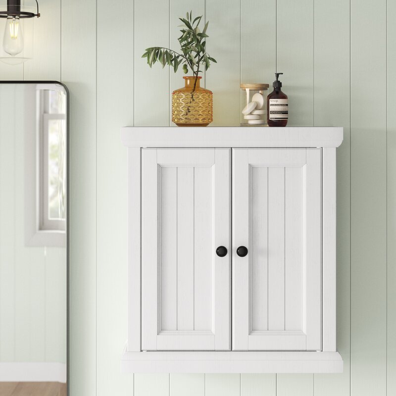 Carmel 23.5'' W x 26'' H x 8'' D Wall Mounted Bathroom Cabinet 2279AH