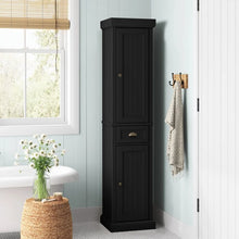 Load image into Gallery viewer, 16 x 72 x 14&quot; Carmel Freestanding Linen Cabinet
