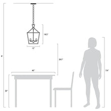 Load image into Gallery viewer, Carmen 4 - Light Lantern Geometric Pendant 1044AH
