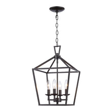 Load image into Gallery viewer, Carmen 4 - Light Lantern Drum Pendant Bronze 3017RR
