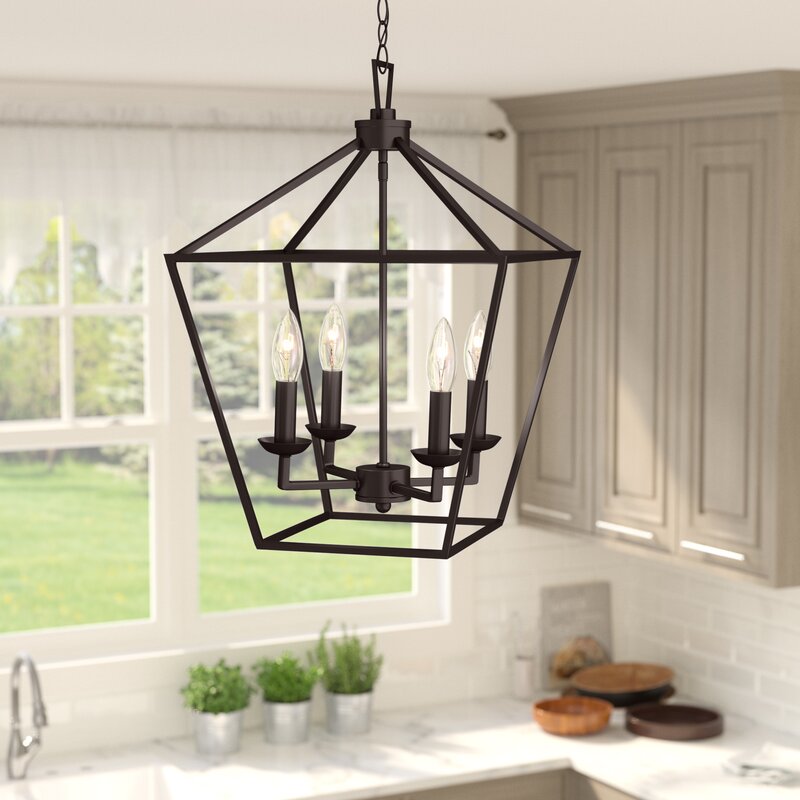 Carmen 4 - Light Lantern Geometric Pendant 1145AH