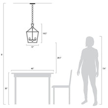 Load image into Gallery viewer, Carmen 4 - Light Lantern Geometric Pendant MRM3290
