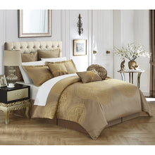 Load image into Gallery viewer, King Carmichaels Microfiber Traditional 13 Piece Comforter Set
