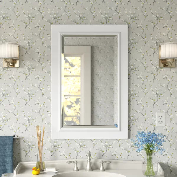 Carminda Modern & Contemporary Beveled Bathroom Mirror 30 x 20