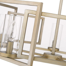 Load image into Gallery viewer, White Gold Carmona 5 - Light Unique Drum Chandelier
