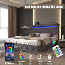 Load image into Gallery viewer, Carnelius Upholstered Storage Bed, Queen
