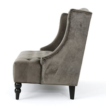 Load image into Gallery viewer, Carolina 50.25&#39;&#39; Velvet Recessed Arm Loveseat MRM4060
