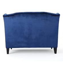 Load image into Gallery viewer, Carolina 50.25&#39;&#39; Velvet Recessed Arm Loveseat

