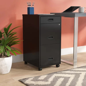 Carson 14.25'' Wide 3 -Drawer Mobile Vertical Filing Cabinet