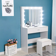 Load image into Gallery viewer, Carsynn Vanity Set with Stool and Mirror #AD380
