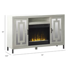 Load image into Gallery viewer, Carter TV Stand for TVs up to 60&quot; with Fireplace Included

