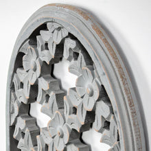 Load image into Gallery viewer, Carved Wood Medallion Wall Décor
