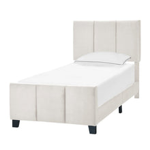 Load image into Gallery viewer, Casandra Upholstered Low Profile Standard Bed twin

