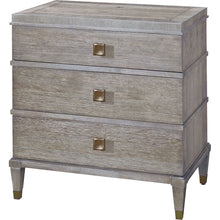 Load image into Gallery viewer, Casandria 3 - Drawer Nightstand in Gray MRM3239

