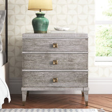 Load image into Gallery viewer, Casandria 3 - Drawer Nightstand in Gray MRM3239
